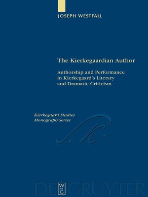 cover image of The Kierkegaardian Author